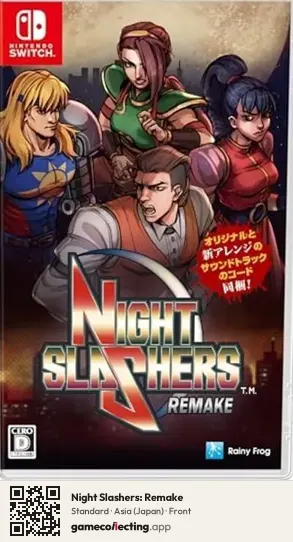 Night Slashers: Remake Nintendo Switch, Asia box front
