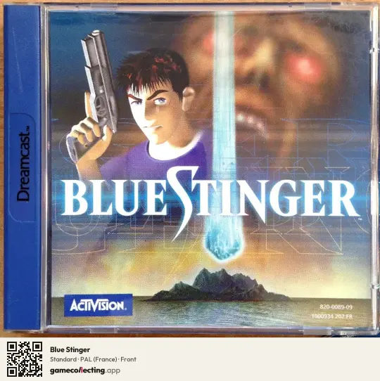 Blue Stinger Sega Dreamcast, France box front