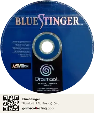 Blue Stinger Sega Dreamcast, PAL disc