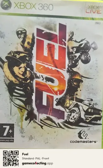 Fuel Xbox 360, PAL box front