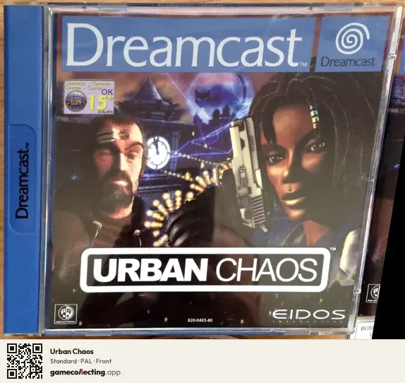 Urban Chaos Sega Dreamcast, PAL box front