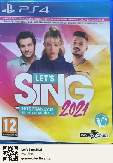 Let's Sing 2021 PlayStation 4, PAL box front