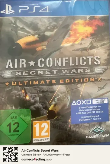 Air Conflicts: Secret Wars PlayStation 4, Germany box front