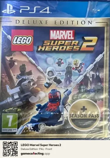 LEGO Marvel Super Heroes 2 PlayStation 4, PAL box front