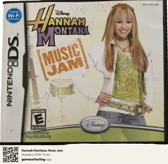 Hannah Montana: Music Jam Nintendo DS, NTSC box front