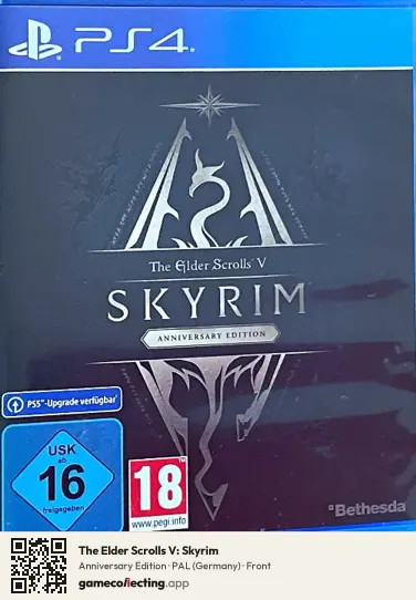 The Elder Scrolls V: Skyrim PlayStation 4, Germany box front