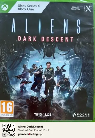 Aliens: Dark Descent Xbox Series X, France box front