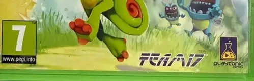 Yooka-Laylee, the USK square on its front