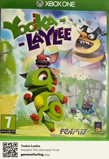 Yooka-Laylee Xbox One, Germany box front