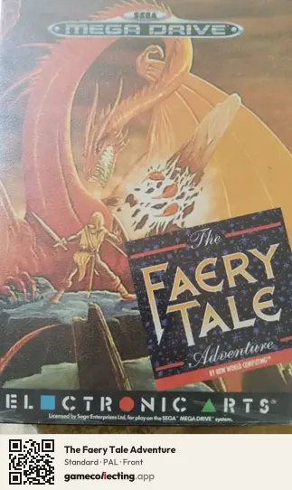 The Faery Tale Adventure Sega Mega Drive / Genesis, PAL box front