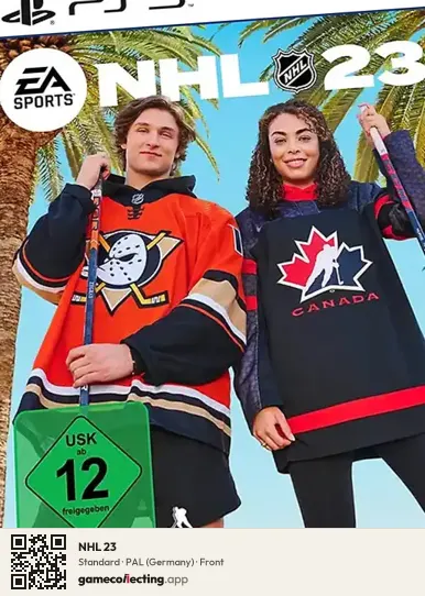 NHL 23 PlayStation 5, Germany box front