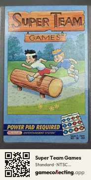 Super Team Games Nintendo Entertainment System, NTSC cartridge label