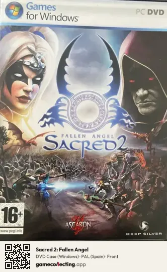 Sacred 2: Fallen Angel Computer, Spain box front