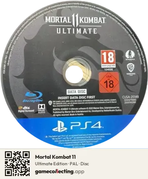 Mortal Kombat 11 PlayStation 4, PAL disc