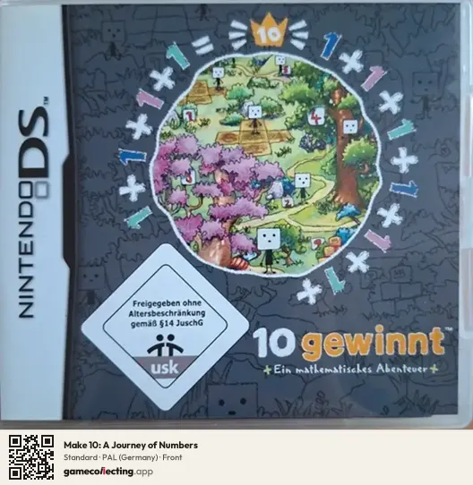 Make 10: A Journey of Numbers Nintendo DS, Germany box front