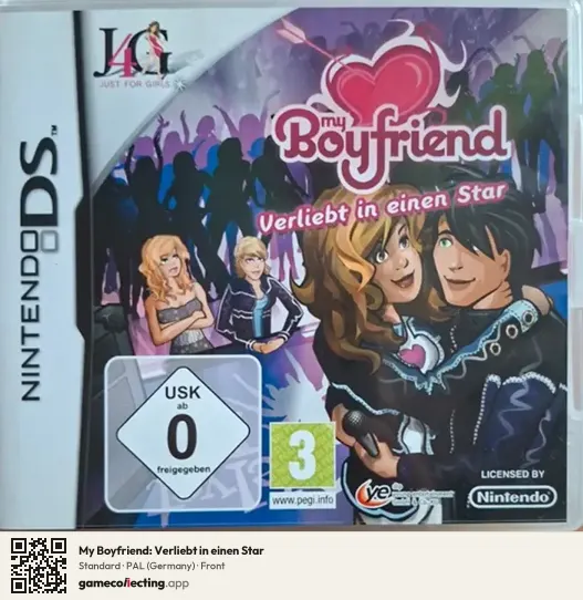 My Boyfriend: Verliebt in einen Star Nintendo DS, Germany box front
