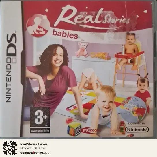 Real Stories: Babies Nintendo DS, PAL box front