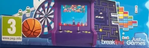 Arcade Game Zone, the USK square on its front