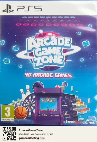 Arcade Game Zone PlayStation 5, Germany box front