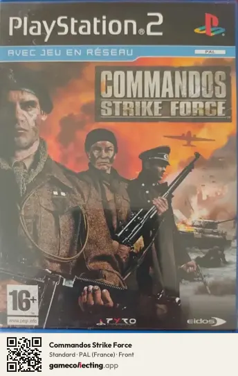 Commandos Strike Force PlayStation 2, France box front
