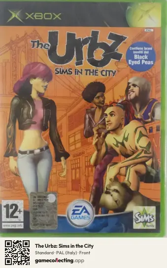 The Urbz: Sims in the City Xbox, Italy box front