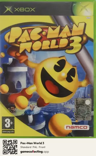 Pac-Man World 3 Xbox, PAL box front
