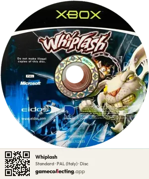 Whiplash Xbox, PAL disc