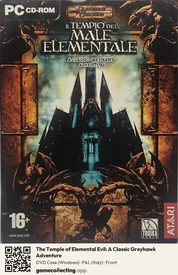 The Temple of Elemental Evil: A Classic Greyhawk Adventure Computer, Italy box front