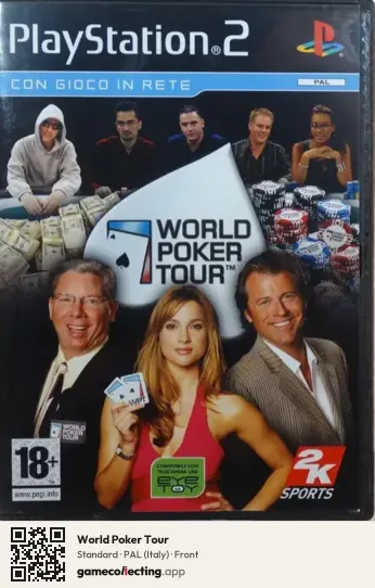 World Poker Tour PlayStation 2, Italy box front