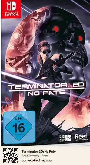 Terminator 2D: No Fate Nintendo Switch, Germany box front