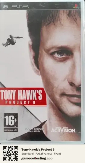 Tony Hawk's Project 8 PlayStation Portable, France box front