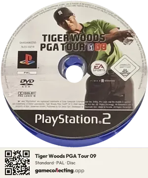 Tiger Woods PGA Tour 09 PlayStation 2, PAL disc