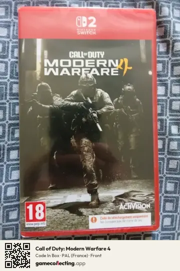 Call of Duty: Modern Warfare 4 Nintendo Switch 2, France box front