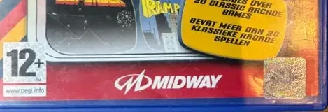 Midway Arcade Treasures, the PEGI square on its front