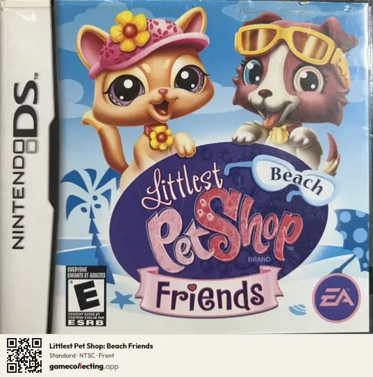 Littlest Pet Shop: Beach Friends Nintendo DS, NTSC box front