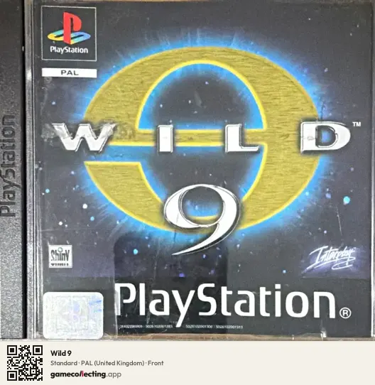 Wild 9 PlayStation, United Kingdom box front