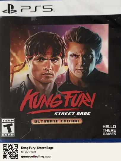 Kung Fury: Street Rage PlayStation 5, NTSC box front
