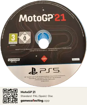 MotoGP 21 PlayStation 5, PAL disc