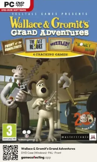 Wallace & Gromit's Grand Adventures Computer, PAL box front
