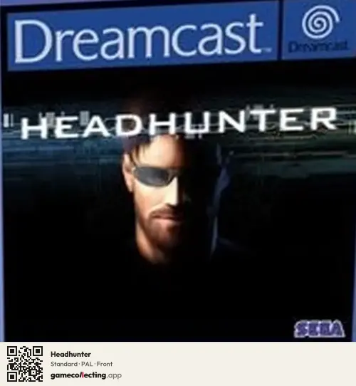 Headhunter Sega Dreamcast, PAL box front