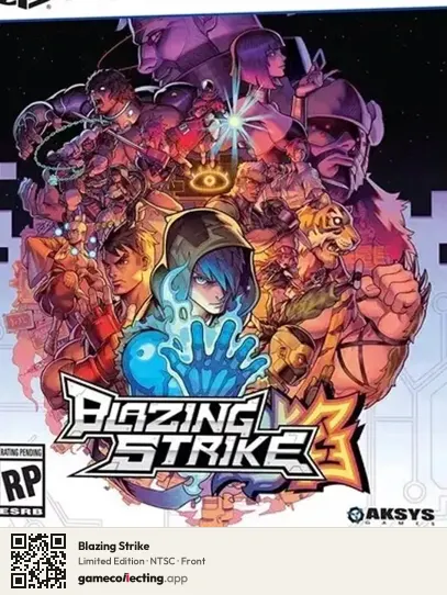 Blazing Strike PlayStation 5, NTSC box front