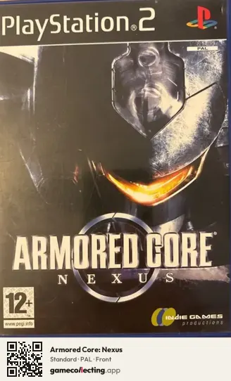 Armored Core: Nexus PlayStation 2, PAL box front