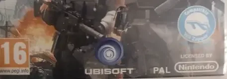 Tom Clancy's Ghost Recon, the PEGI square on its front
