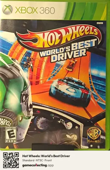 Hot Wheels: World's Best Driver Xbox 360, NTSC box front