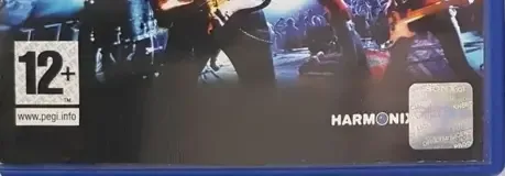 Rock Band 2, the PEGI square on its front