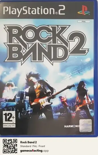 Rock Band 2 PlayStation 2, PAL box front