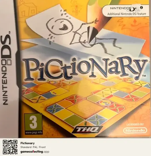 Pictionary Nintendo DS, PAL box front