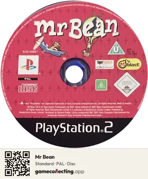 Mr Bean PlayStation 2, PAL disc