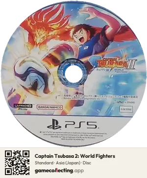 Captain Tsubasa 2: World Fighters PlayStation 5, Asia disc