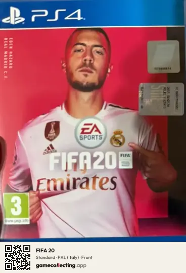 FIFA 20 PlayStation 4, Italy box front